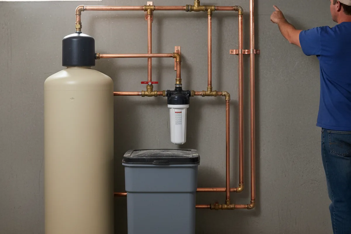 Whole-house water treatment system installed in Langley